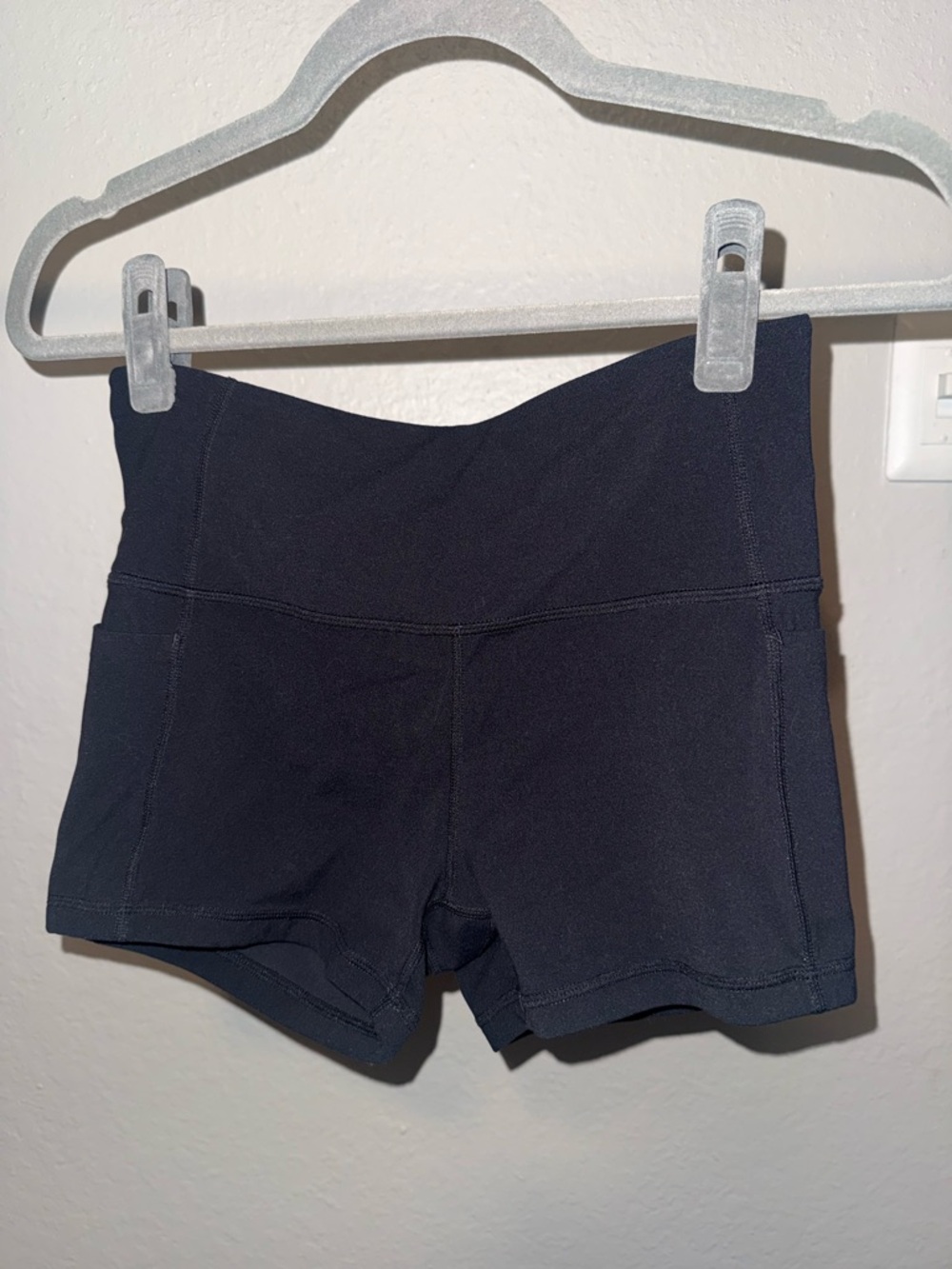 Athleta Black High-Rise Athletic Shorts